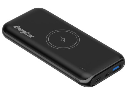 Energizer powerbanka QE10009PQ 10000mAh, Power Delivery, bezdrátové nabíjení, černá
