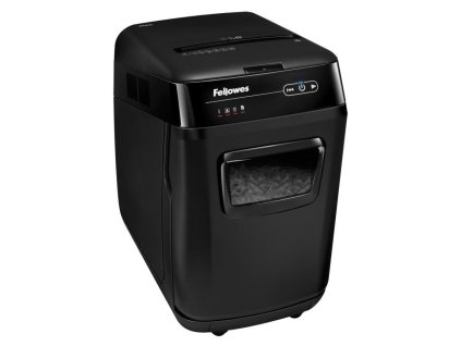 POŠKOZENÝ OBAL - FELLOWES skartovač AutoMax 200 C/ křížový řez 4x38 mm/ objem koše 32 l/ certifikát NBÚ/ stupeň utajení P-4 (d...