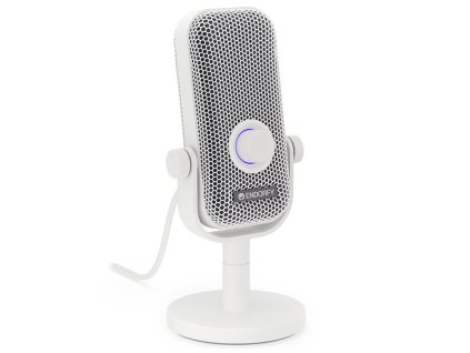 Endorfy mikrofon Solum Voice S Onyx White / drátový / pop-up filtr / RGB podsvícení / USB-C / bílý