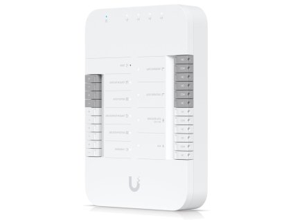 Ubiquiti UniFi Access Gate Hub - Rozbočovač, 4x PoE Out, 2x výstup Dry, 1x výstup 12V, 1x AUX, 5x vstup, 1x PoE++ In