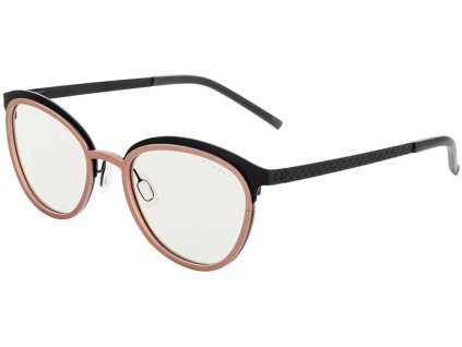 GUNNAR kancelářske/herní brýle  PALOMAR ONYX-BLUSH čirá skla-PRO BLF 35 GUNNAR focus