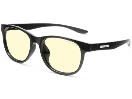 GUNNAR kancelářske/herní brýle  RUSH KIDS LARGE (8-12) ONYX jantarová skla BLF 65 NATURAL focus