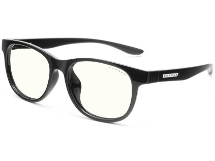 GUNNAR kancelářske/herní brýle  RUSH KIDS LARGE (8-12) ONYX čirá skla BLF 35 NATURAL focus