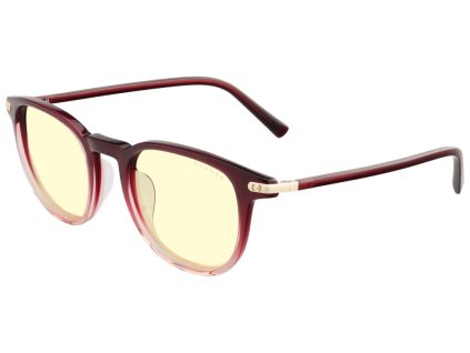 GUNNAR kancelářske/herní brýle  SOFIA GARNET FADE CRYSTAL jantarová skla BLF 65 GUNNAR focus