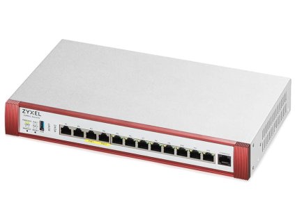 Zyxel USG FLEX 500H Series, User-definable ports with 2*2.5G, 2*2.5G (PoE+) & 8*1G, 1*USB with 1 YR Entry Defense Pack