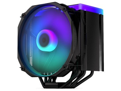 Endorfy chladič CPU Fortis 5 Black ARGB / 140mm fan/ 6 heatpipes / PWM / nanoreset controller / pro Intel i AMD / černý