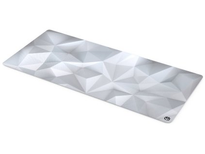 Endorfy podložka pod myš Crystal XL Onyx White / 900×400×3 mm / voděodolná / bílá
