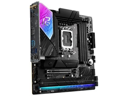 ASRock B860M Lightning WiFi / Intel B860 / LGA1851 / 4x DDR5 / 4x M.2 / HDMI / DP / Thunderbolt 4 / WiFi / mATX