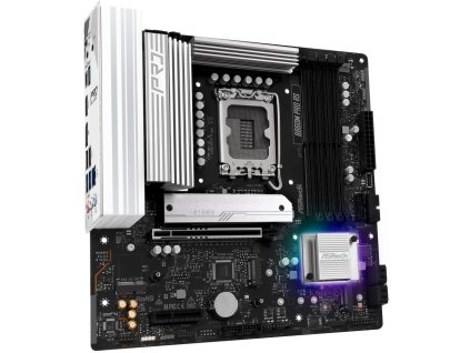 ASRock B860M Pro RS / Intel B860 / LGA1851 / 4x DDR5 / 3x M.2 / HDMI / DP / USB-C / mATX
