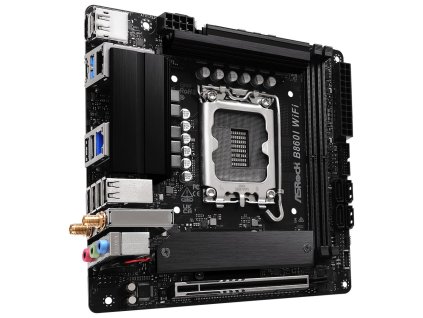 ASRock B860I WiFi/  Intel B860 / LGA1851 / 2x DDR5 / 2x M.2 / HDMI / DP / USB-C / WiFi / Mini-ITX