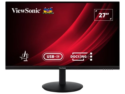 ViewSonic VG2709U-2 / 27" QHD Frameless IPS Monitor with HDMI, DP in, DP out, USB type C, RJ45 , USB, Daisy Chain