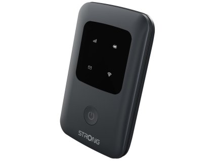 STRONG 4G MIFI 150C/ Wi-Fi standard 802.11 b/g/n/ 150 Mbit/s/ 2,4GHz/ 1x SIM slot/ 1x USB-C/ 1x micro SD slot/ černý
