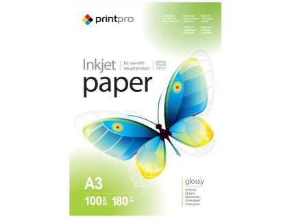 Colorway fotopapír Print Pro lesklý 180g/m2/ A3/ 100 listů