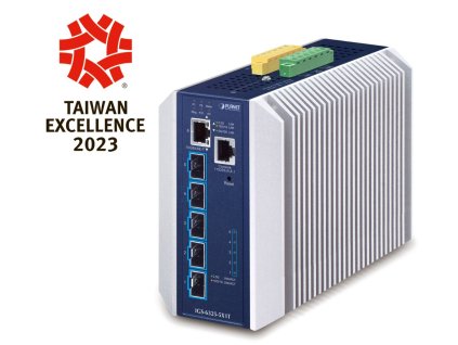 Planet IGS-6325-5X1T průmyslový L3 switch, 1x10Gb, 5x10Gb SFP+, 9-48VDC, -40~75°C, IP30, fanless