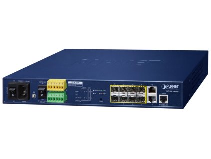 Planet MGSD-10080F Metro L2 switch, 2x1Gb, 6x1Gb SFP, 2x2.5Gb SFP, 36-60VDC, -10~60°C, fanless