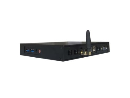 XtendLan MiniPC, Intel J1900 4x 2GHz, So-DIMM, HDMI+VGA, 3x LAN, 6x USB, 2x COM, TDP 10W, fanless