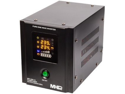 MHPower záložní zdroj MPU-500-12, UPS, 500W, čistý sinus, 12V