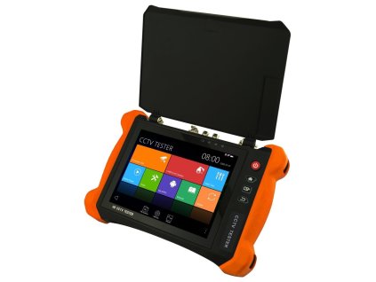 XtendLan Ruční tester IP/HDMI/SDI/CVBS/AHD/CVI/TVI do 8Mpix, 8" TFT retina 2k, 12V/3A+PoE out
