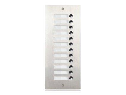 XtendLan Rozšiřující panel pro DPC-D221/ 12x zvonek/ zápustná montáž