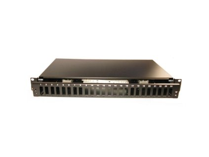 XtendLan 19" optický rozvaděč, 24 portů SC duplex (48 FO portů), výsuvný