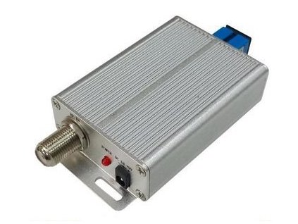 XtendLan Optický CATV vysílač, 40-1000MHz, SC/APC, F female, 1310nm, 10dBm, 52dBc, 9V DC