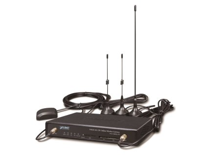 Planet VCG-1500WG-LTE mobilní brána, 5x LAN, LTE, WiFi, GPS, VPN router, IP30