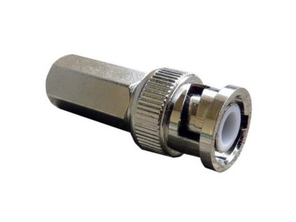 XtendLan Konektor BNC/M na RG59, 6mm,  (1-dílný: nástrčné tělo s pinem, instaluje se našroubováním na kabel), 75 Ohm