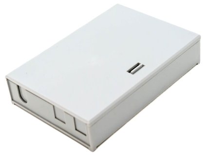 XtendLan mini rozvaděč, 4 porty, 1x průchozí kabel, 6 svarků, ST/SC/Duplex LC/pigtaily, stoupačkové/průběžné