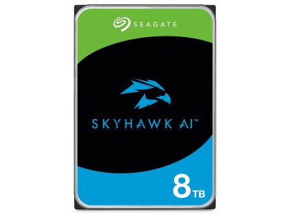 Seagate SkyHawk AI 8TB HDD / ST8000VE001 / Interní 3,5" / 7200 RPM / SATA 6Gb/s / 256 MB