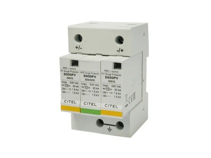 Solarmi DS50PVS-500/G svodič přepětí, 500Vdc, CE