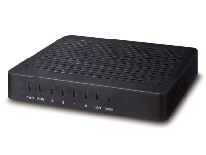Planet VGW-420FS VoIP gateway, 4x FXS, SIP, CallerID, Fax, Hotline, firewall, SNMP, SSH/TLS, QoS