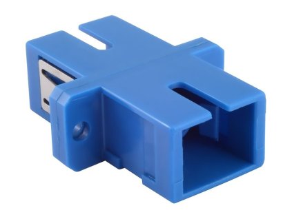 XtendLan SC-SC simplex adapter SM, modrý, do optických rozvaděčů
