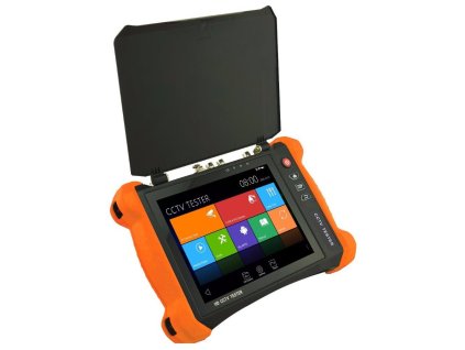 XtendLan Ruční tester IP/HDMI/SDI/CVBS/AHD/CVI/TVI do 8Mpix, 8" TFT retina 2k, opto měřič, TDR, 12V/3A+PoE out