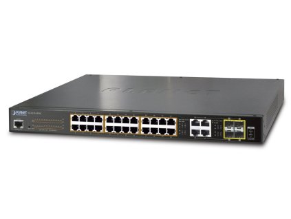 Planet GS-4210-24PL4C L2 switch, 28x1Gb, 4x1Gb SFP, 24x PoE 802.3at 430W