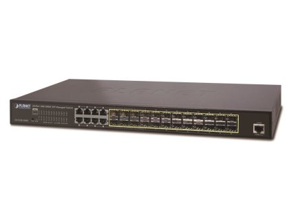 Planet GS-5220-16S8CR L3 switch, 8x1Gb, 24x1Gb SFP, QoS, 2x power-in