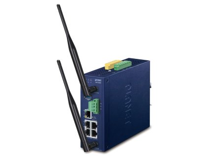 Planet IVR-300W průmyslový router, firewall, VPN, DoS, 2x WAN, 3x LAN, SD-WAN, Wi-Fi, fanless, IP30, -40až+75°C, 9-54VDC
