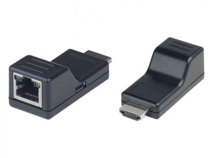 XtendLan CAT5E HDMI extender, vysílač+přijímač do 40-70m, 1080p/i, po jednom CAT5E/CAT6 kabelu, HDMI 1.3