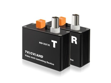 XtendLan Balun BNC/UTP pro 1x video, zesilovač a přijímač pro HD-CVI/TVI/AHD do 8Mpix, 75/100Ohm, zesílení 3/6/9dB