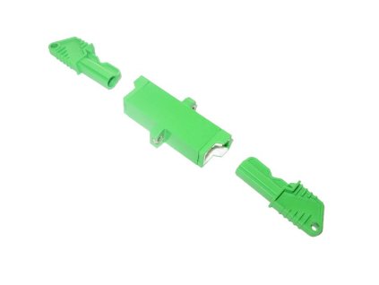 XtendLan E2000-E2000 simplex adapter SM, APC, zelený, do optických rozvaděčů