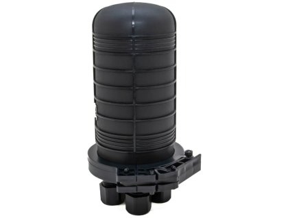 XtendLan Vodotěsná optická spojka, zemní/zeď/stožár, 24 vláken 4x6, 4 prostupy, matice, 300x188mm