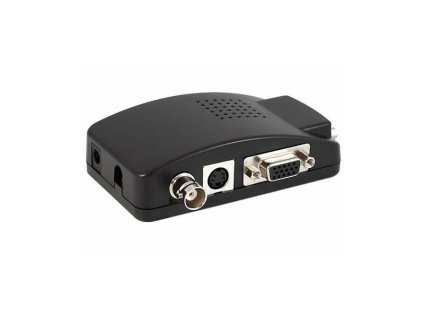 XtendLan Převodník Video PAL na VGA, s možností nastavení jas/kontrast, až 1280x1024, scaler, 5V-19V DC
