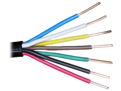 XtendLan Kabel ovládací, 7x 0,8mm2, PVC+PE izolace, pro přímé uložení do země, 152m balení