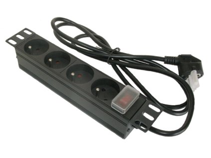 XtendLan 10'' rozvodný panel 4x 230V, ČSN, vypínač, 1,8 m