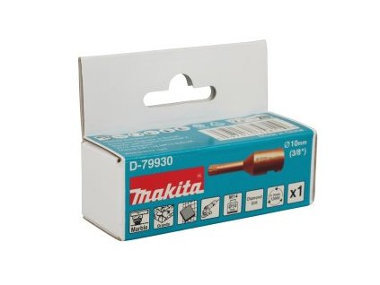 děrovka s diamantovým zrnem 10mm (se závitem M14 pro úhlovou brusku)=old D-61092