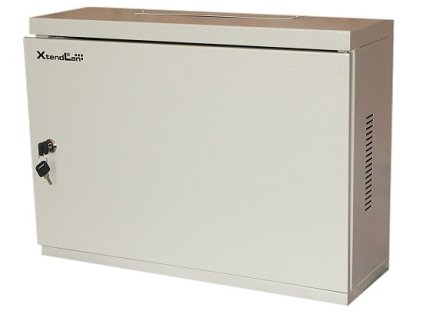 XtendLan Rozvaděč 540x180x400, šedý, uchycení pro zařízení 19"/3U, na zeď