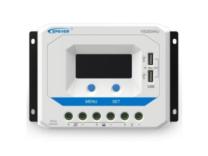 EPEVER VS1024AU solární PWM regulátor 12/24 V, 10 A, USB, vstup 50V (VS1024AU)