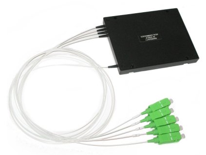 XtendLan Optický rozbočovač 1:4, SC/APC konektory, 1260-1650nm, singlemode, PLC, 1m