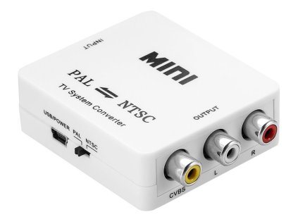 XtendLan Převodník PAL/NTSC/SECAM na PAL/NTSC, nastavení výstupu přepínačem