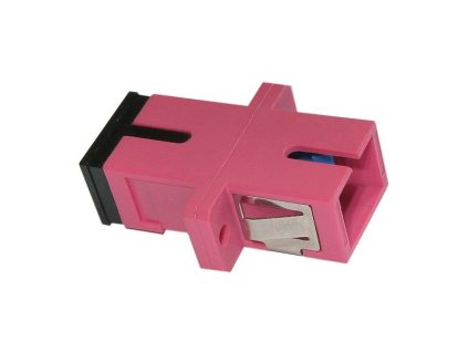 XtendLan SC-SC simplex adapter MM, OM4, fialová, do optických rozvaděčů