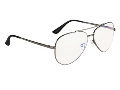 GUNNAR kancelářske/herní brýle MAVERICK GUNMETAL * čírá skla * BLF 35 *  GUNNAR focus